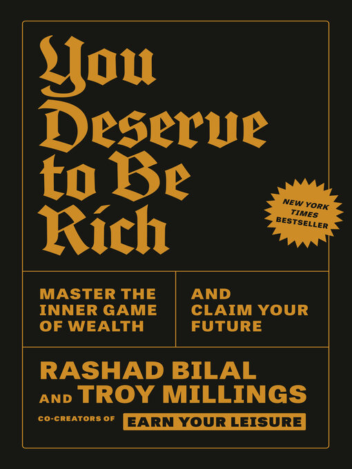 Title details for You Deserve to Be Rich by Rashad Bilal - Available